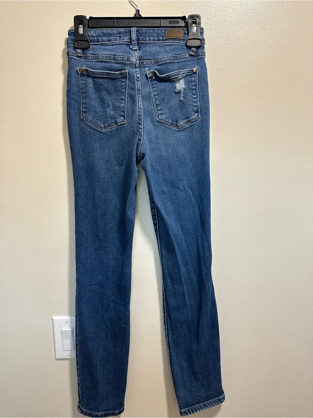 Women’s Judy Blue Boyfriend Fit Distressed High Rise Jeans